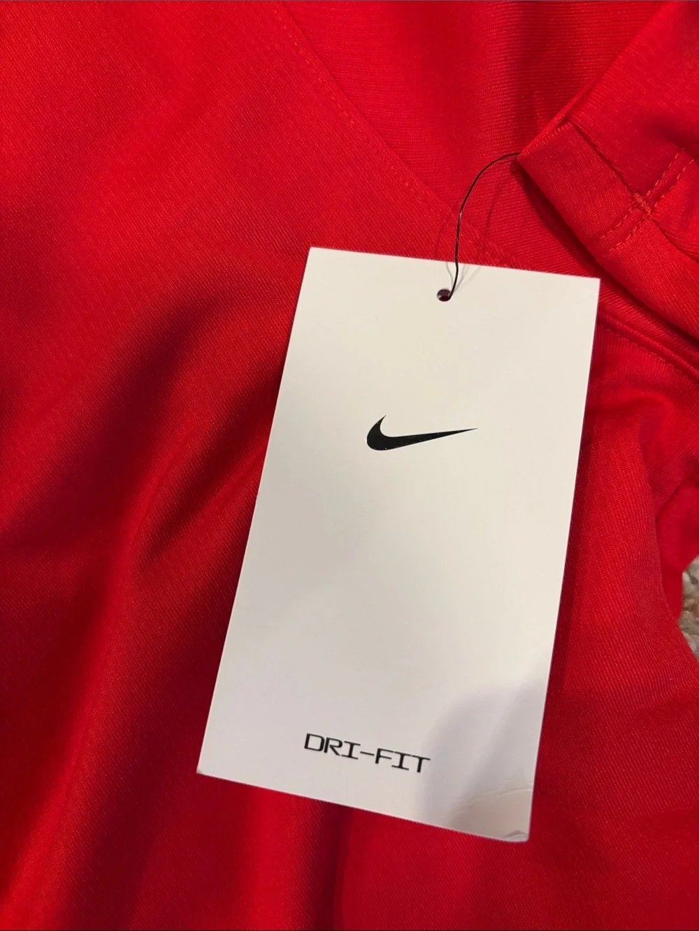 Women’s Nike Bright Red Polo with White Swoosh - MLB All star game